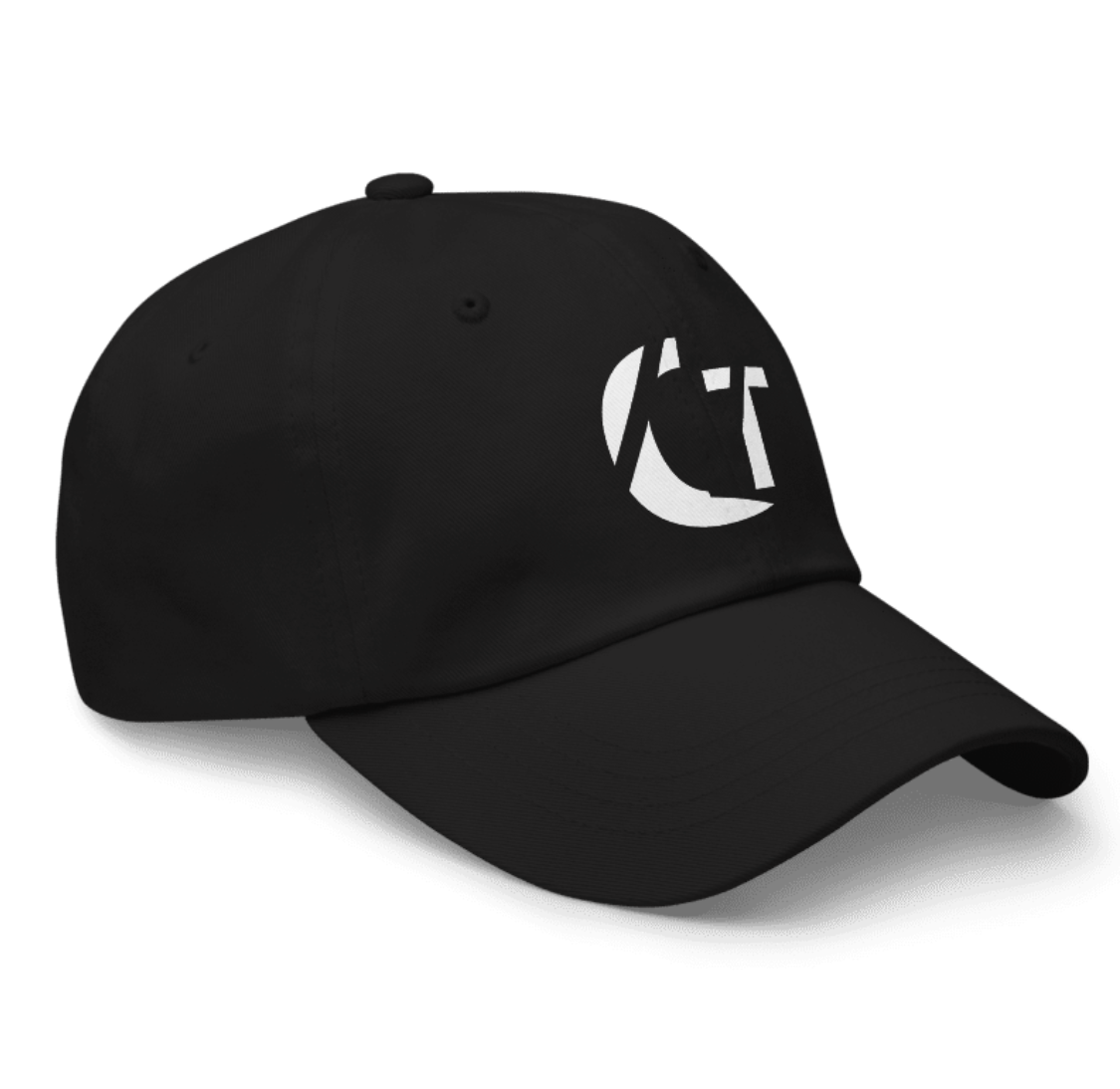 Crasher Trends Baseball Black Cap (Dad Hat)