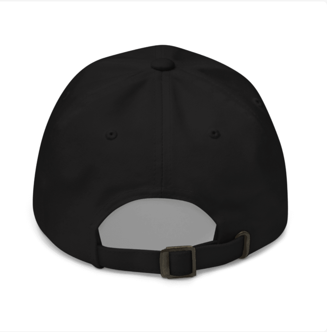 Crasher Trends Baseball Black Cap (Dad Hat)